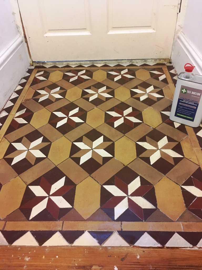 Victorian floor Tile Vestibule Lancaster After