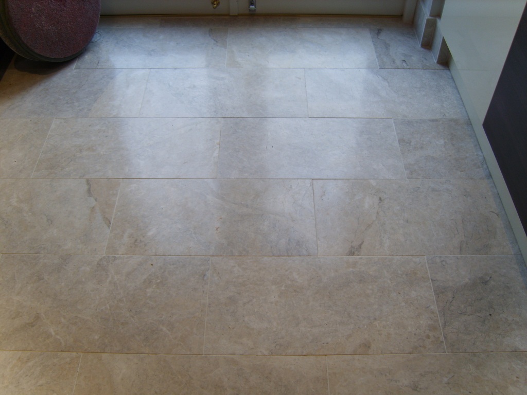 Mrs Bass Marble Floor Before Polishing