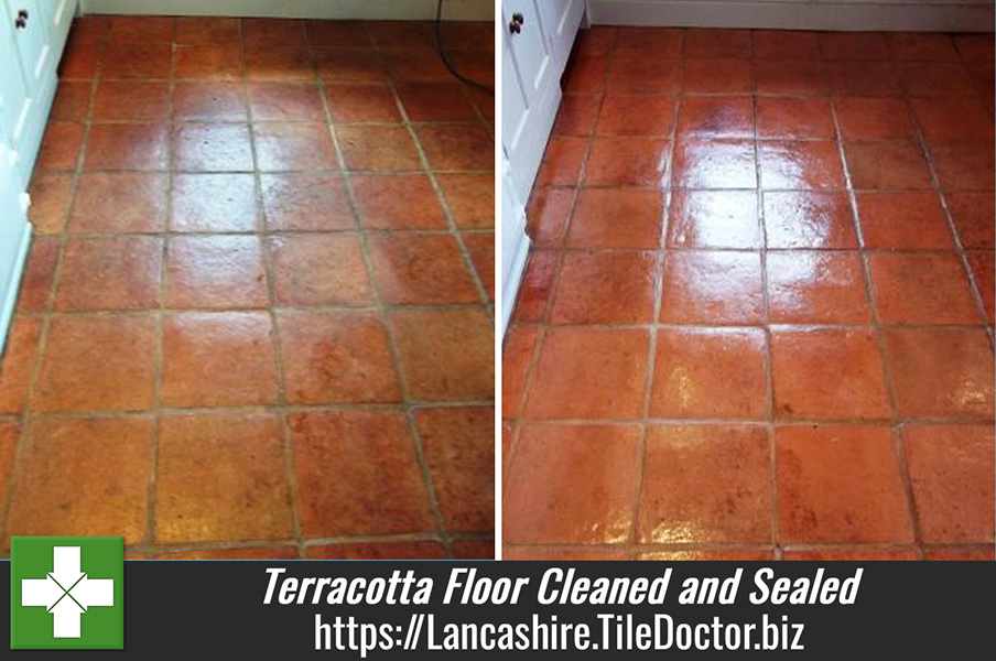 Terracotta Floor Cleaned and Sealed