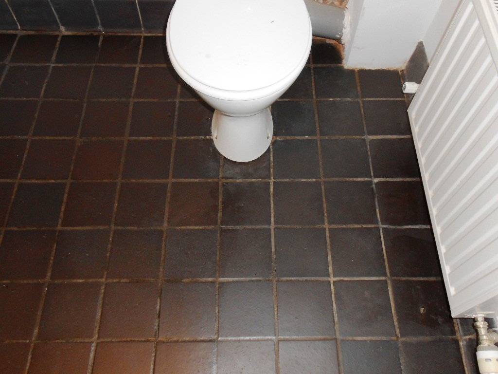 Black Quarry Tiles After