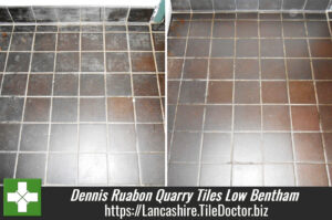 Dennis Ruabon Quarry Tiles cleaned and sealed in Low Bentham