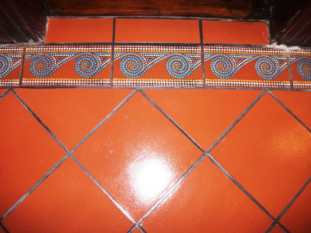 Varnished Quarry Tiles Cleaning Formby After Sealing