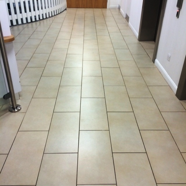 Applying Anti Slip Treatment to Ceramic tiles in Lancaster After