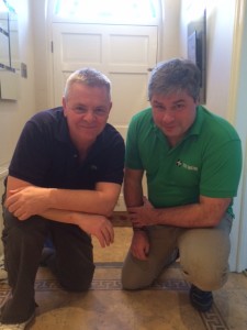 Tile Doctor Russell Taylor and Phil Middlemiss aka Des Barnes