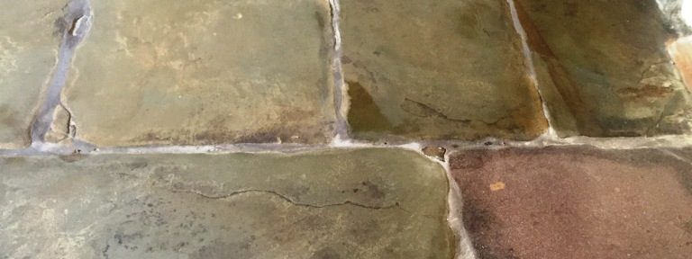 300 Year Old Flagstone Tiles Treated for Shaling Issues in Chorley