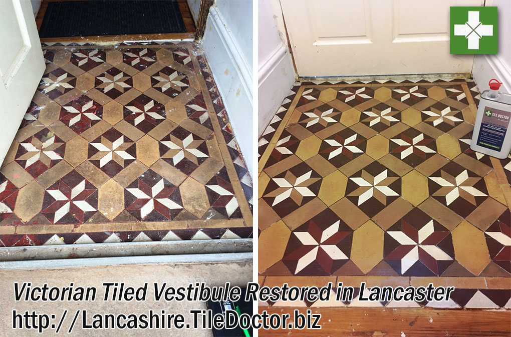 Victorian Tiled Vestibule Restored in Lancaster