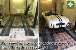 Renovating Victorian Tiles at Lancaster Garage