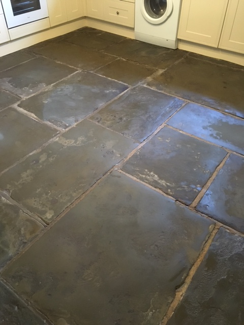 Flagstone Floor After Milling Haslingdon