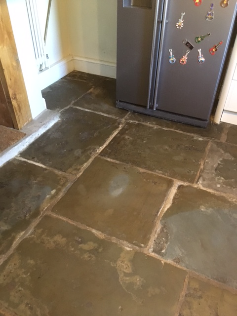 Flagstone Floor After Milling Haslingdon