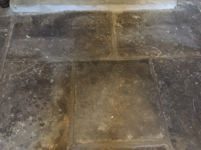 Flagstone Floor Before Milling Haslingdon