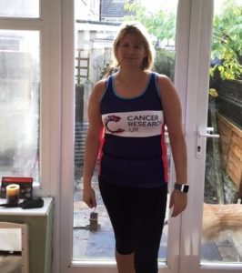 Heidi Taylor raising money for Cancer Research UK in the 2018 London Marathon