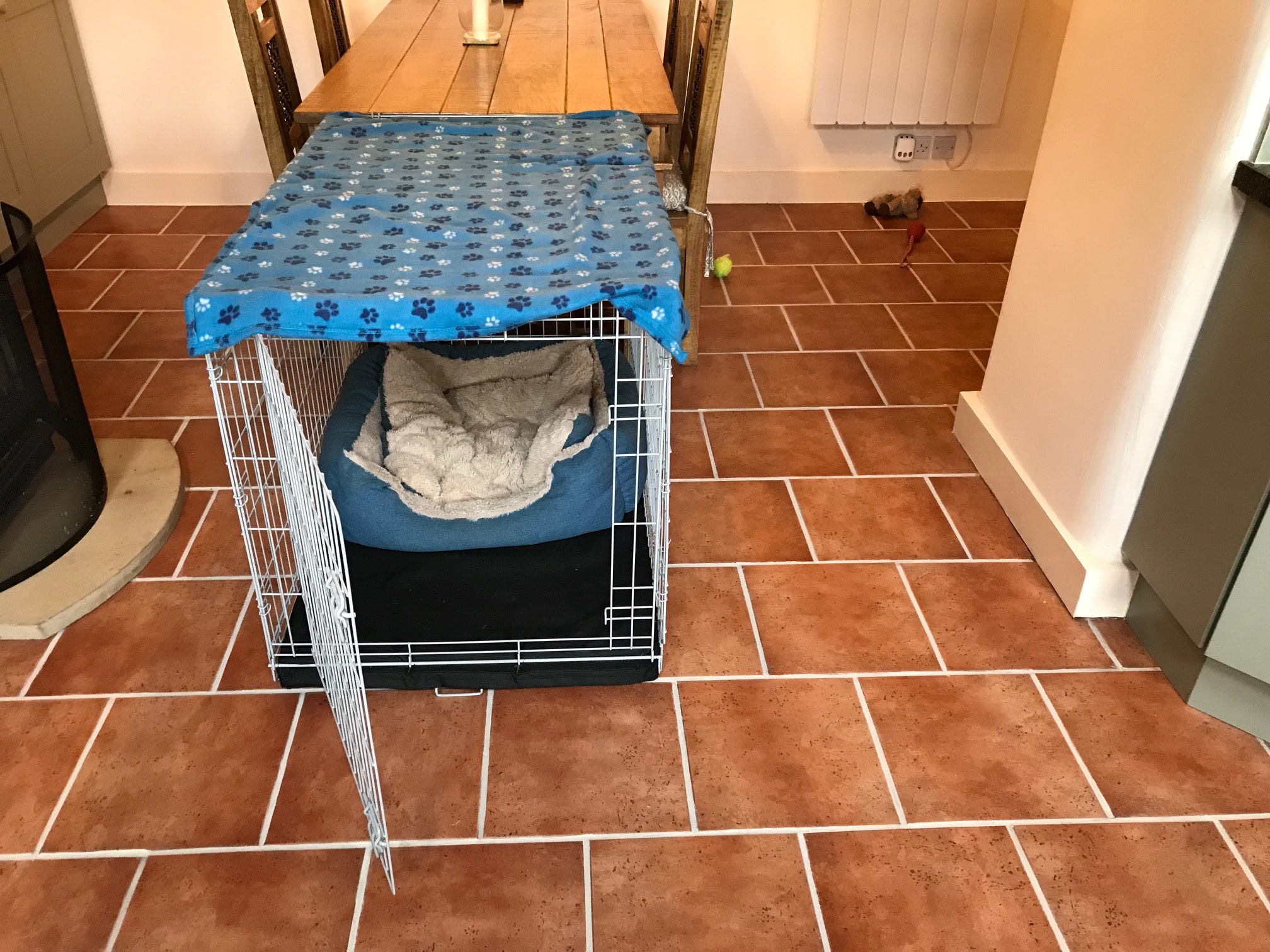 Ceramic Tiled Kitchen Floor After Grout Colouring Ulverston