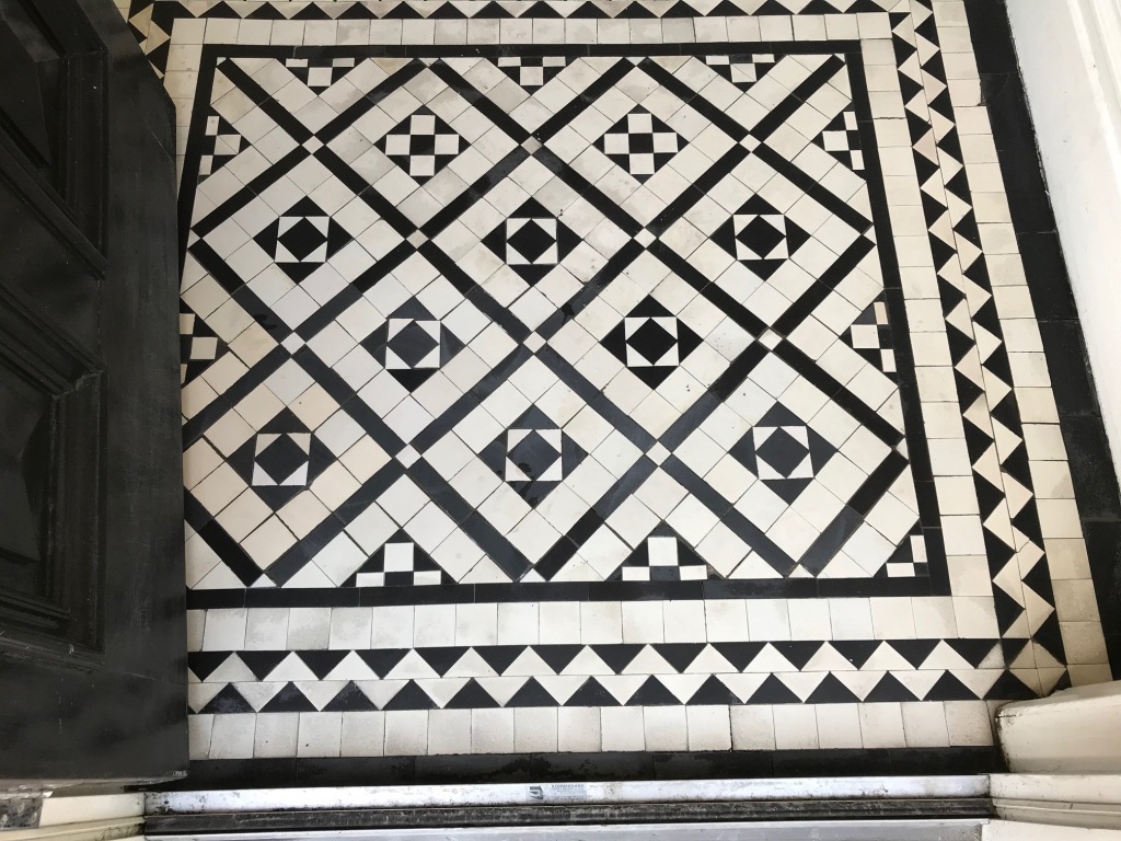 Victorian Tiled Lobby After Rebuild Lytham St Annes