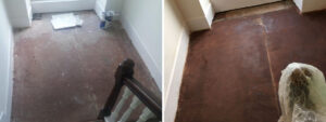 Red Jurassic Sandstone Landing Before and After Sealing