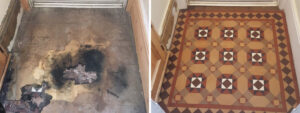 Victorian Porch Before and After Restoration Lytham