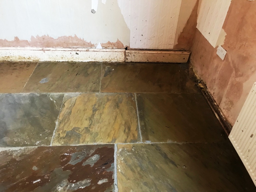 Flagstone Floor After Restoration Morecambe