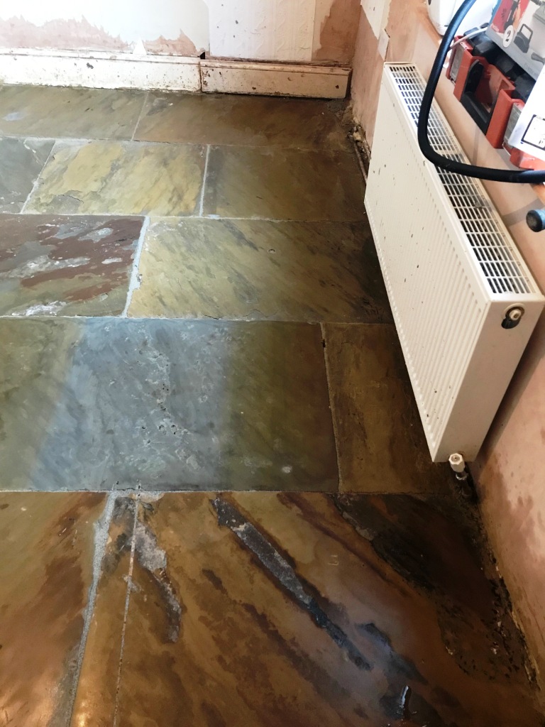 Flagstone Floor After Restoration Morecambe