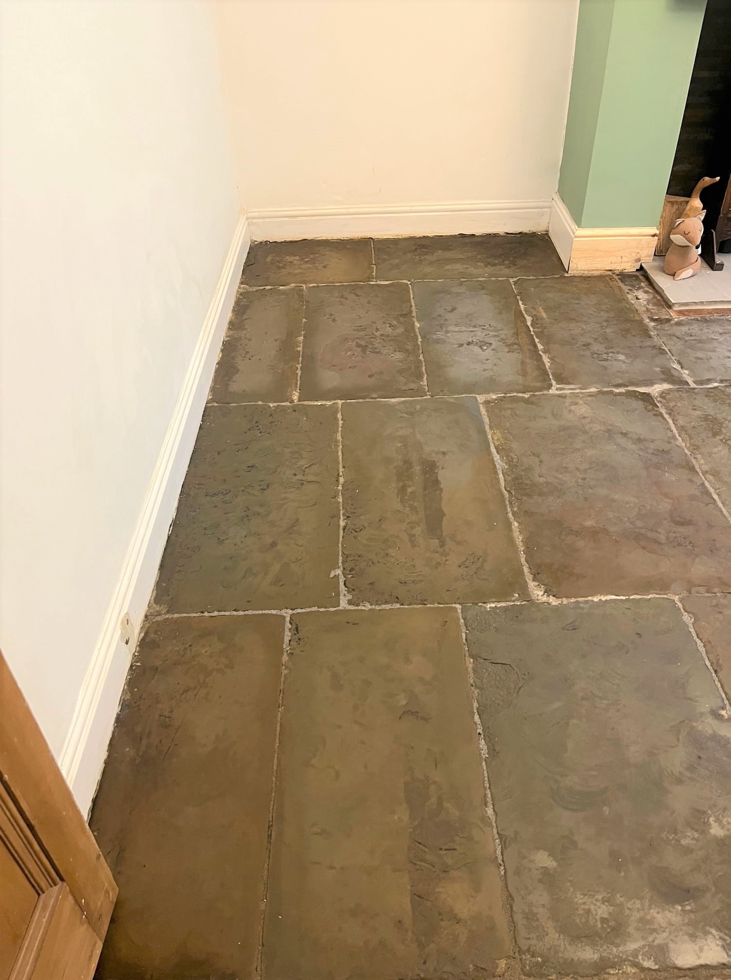 Flagstone Floor After Restoration Lytham St Annes