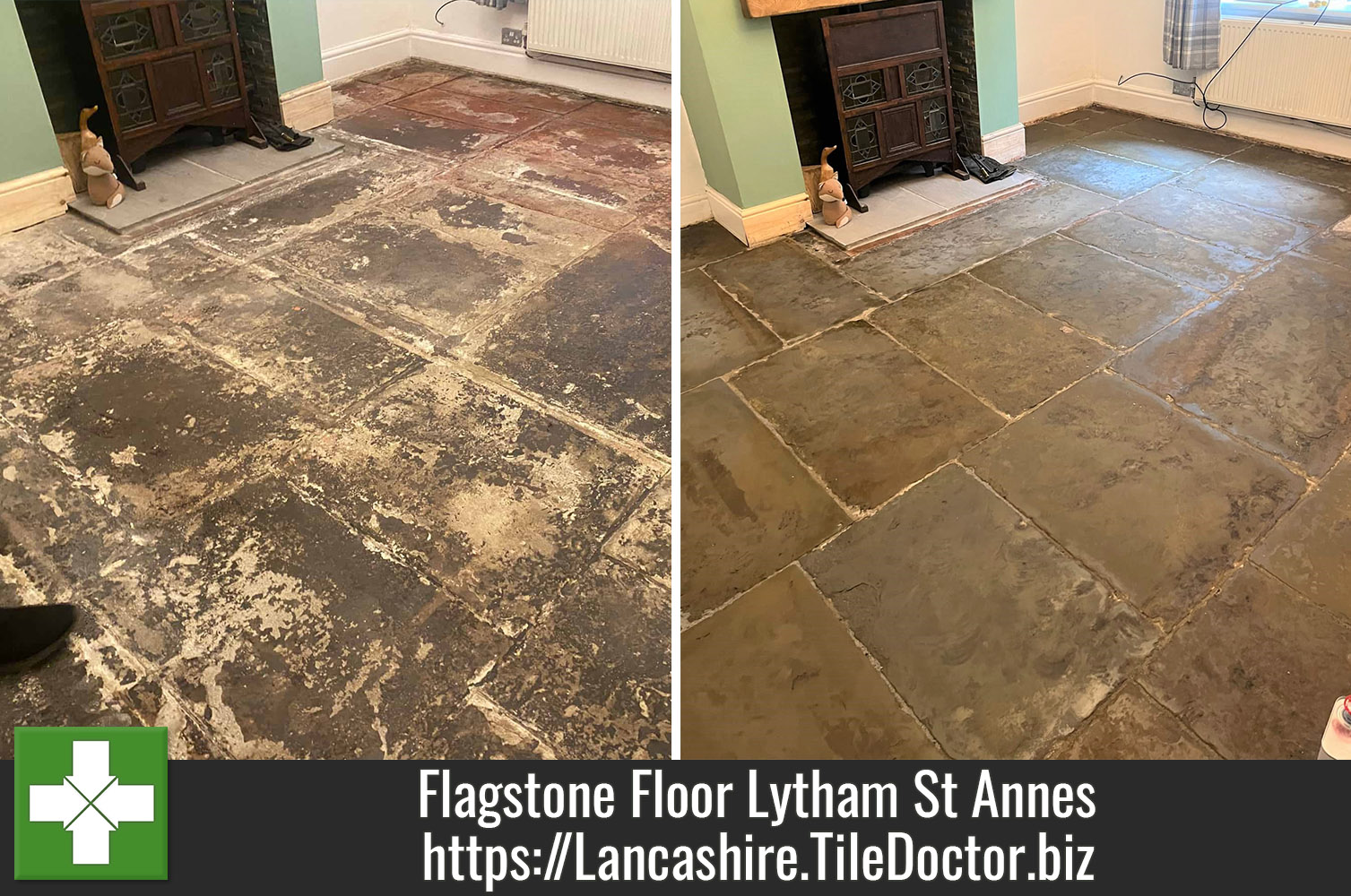 Flagstone Floor Restoration Lytham St Annes